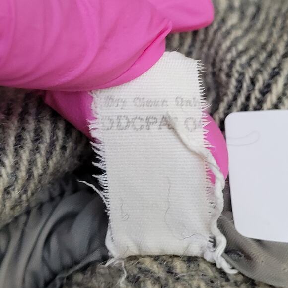 Vintage 80s MOD Flannel Button Shirt Small 20x27 Gray Jacket Shacket Heavyweight - Picture 7 of 14